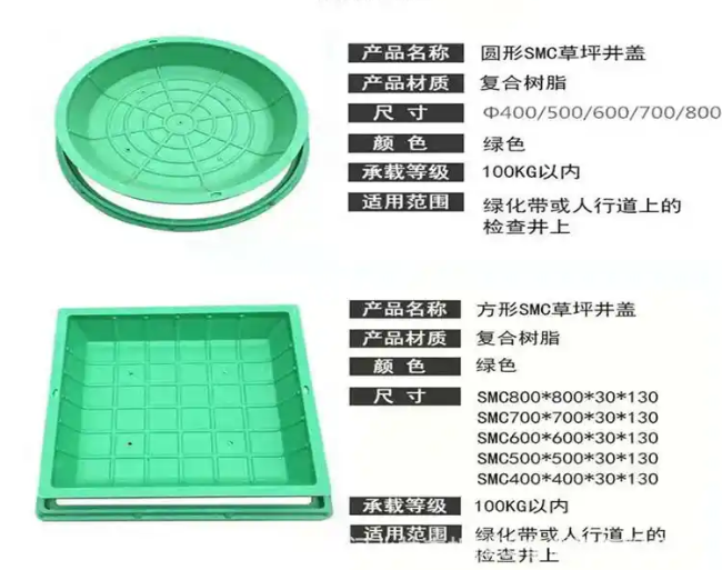 江南树脂复合种植井盖展示